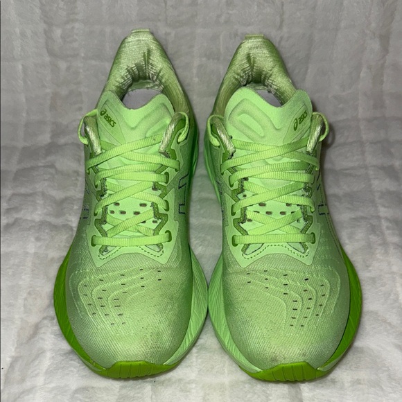 Asics Shoes - ASICS Novablast 4 Illuminate Green Running Shoes W9.5 2023